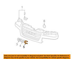 Gm Oem 15634643 91-12 Canyon Grille Components-emblem
