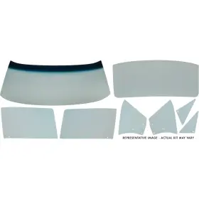 Gs04-691s Golden Star Glass Kit 1969 Oldsmobile Cutlass Coupe Tinted
