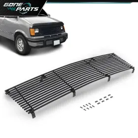 Goneparts072312 Goneparts Black Stainless Steel Billet Grill Fit For 85-94 Chevy Astro Van/ Gmc Safari Van