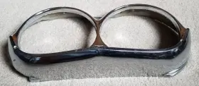 541067 Guide/pontiac Oe 1962 62 Bonneville Catalina S D Gm Rh Chrome Headlight Bezel