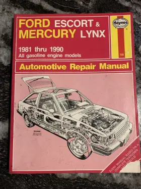 36016 Haynes Ford Escort Mercury Lynx 1981-1988 Service Repair Manual Used