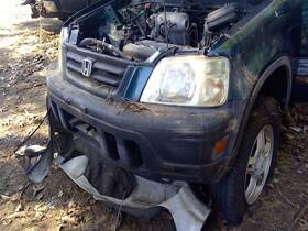 Honda 105-58672a Front Bumper Black Ex Fits 97-01 Cr-v 3756227