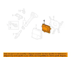 37820rn0m81 Honda Engine Ecm Electronic Module Control Awd Fits 15 Pilot 4902851