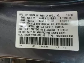 590-62125 Honda Engine Ecm Electronic Module Control 2.4l Fits 14 Accord