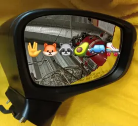 76200thr Honda G537m Odyssey Passenger Side View Mirror