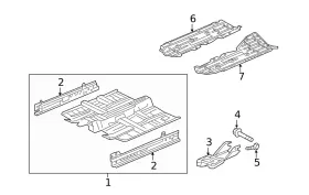 90311-tea-t00 Honda Reinforced Nut Plate 17-25 Civic Type R Fk8/fl5 Oem