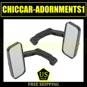 Cca2025052407 Hthe Left/right Hood Mount Rearview Mirror Trim For Jeep Wrangler Jl Gladiator Jt 18