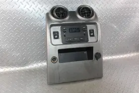 299-hummer Hummer Note 03-07 H2 Gray Rear Floor Console Vent Trim Panel Audio Controls 12v Plug