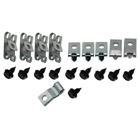 Acb204 Inline Tube Brake Line Clip Clamp Bracket Kit 1978-88 Monte Carlo El Camino Caballero 23pc