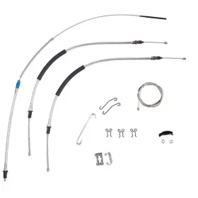 Bse68a1 Inline Tube 68-72 El Camino T350 Pg Mt E Emergency Parking Brake Cable Set Kit Oem