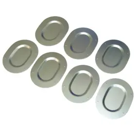 Inl10778 Inline Tube Trunk Floor Drain Plug Plates 4 Body 3 1964-72 Gm A-body 7pc Kit
