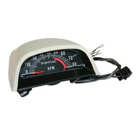 Inline Tube Inl10850 Hood Tach Tachometer 5100rpm Red Line 1969-72 Pontiac Gto Firebird