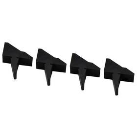 Inline Tube Inl11917 Fender To Hood Rubber Bumpers Guides Insulators 1968-72 Pontiac Lemans 4pc