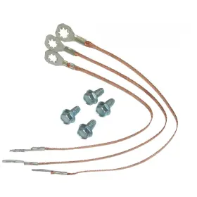 Inl13271 Inline Tube Engine To Body Ground Strap Kit V8 1964-65 Chevrolet Chevelle El Camino
