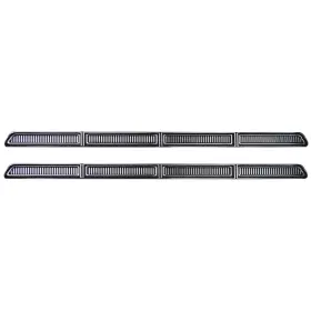 Inl13798 Inline Tube 1966 Ss 396 Chevrolet Chevelle Hood Panel Inserts Chrome Louver Ornament