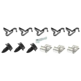 Inl14919 Inline Tube Fuel Line Clip Clamp Bracket 1962-74 Charger Roadrunner Dart Cuda Gtx 12pc