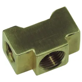Inl15081 Inline Tube 66-67 Mopar Pump To Carb Carburetor Fuel Gas Brass Tee Block 426 Hemi Oem 1pc