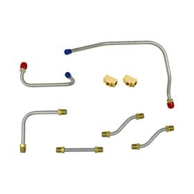 Inline Tube Inl30126 Pump To Carburetor Engine Lines 440 6 Pack With Tees 1969-71 Charger Coronet Oe