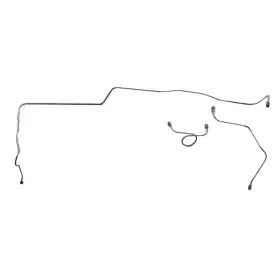 Inl31231 Inline Tube 64-65 Shelby/mustang Front Line Set Manual Drum Oem V8