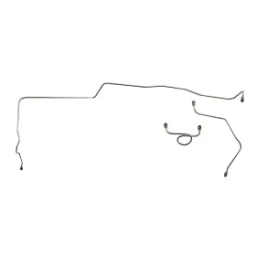 Inl31243 Inline Tube 66 Shelby/mustang Front Line Set Manual Drum Oem V8