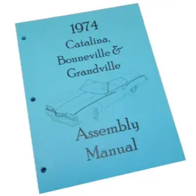 La6874 Inline Tube 1974 Pontiac Fullsize Catalina Bonneville Factory Assembly Manual