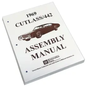 La9060 Inline Tube Factory Assembly Manual Repair Restore Book 1969 Oldsmobile Cutlass 442