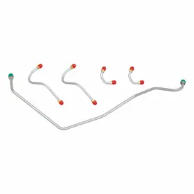 Scce6911 Inline Tube 1967-69 Chevrolet Camaro Z-28 302 Crossram Fuel Lines Pump To Carburetor 5pc Ss