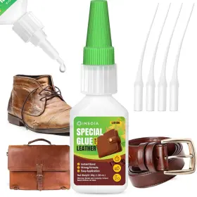 0602 Insoia Super Glue For Leather 30g Heavy Duty 30 Grams 1 Pack