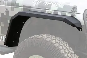 Gp-ff102 Iron Cross Automotive 18-c Wrangler Jl Front Fender Flare Set Black
