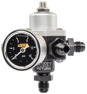 Jegs 15909k 2-port Pressure Regulator Kit With 5-12 Psi Outlet