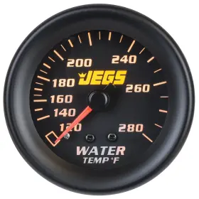 41401 Jegs 2-1/16 Inch Water Temperature Gauge