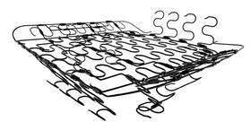 Jegs 79588 Bucket Seat Spring Assembly Bottom Fits Select 1966-1967 Gm Models