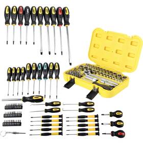 Jegs 80755k2 69-piece Screwdriver Set And 52-piece Socket