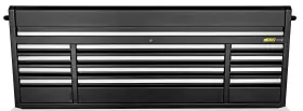 81483 Jegs 72 Inch 12-drawer Upper Tool Chest Black Powder-coated