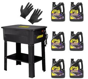 Jegs 81525k2 Parts Washer Kit 20-gallon Tank Includes 6 One Gallon
