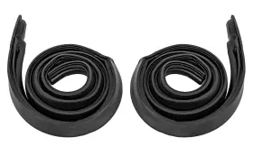 91934 Jegs Roof-rail Weather Stripping Seals For 1968-1969 Chevrolet Camaro And Pontiac