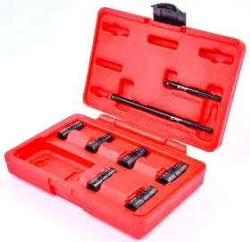M799 Jegs 8-piece Flip Socket Set 1/4 Inch Drive 4 Sae Sizes 8 Metric T