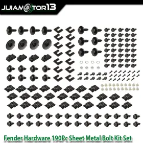 J-02bba45c2abk Jijiamotor13 Front End Sheet Metal Hardware Kit 190pc Fit For Chevrolet Impala Pontiac Buick