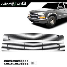 Jijiamotor13 J-02hgl4519abk Main Upper Billet Grille Fit For 1994-99 Chevy C/k Pickup/suburban/tahoe/blazer