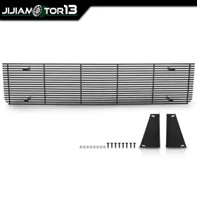Jijia020632 Jijiamotor13 Fit For 73-80 Chevy Gmc C/k Pickup/suburban Main Stainless Black Billet Grille