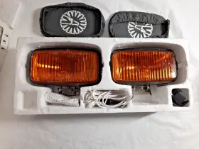 92735 K-d Lamp Co. Vintage Fog Light Kit Inch Brite Lites Quartz Halogen 80s Rare Original Box