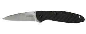Ker-1660cf Kershaw Knives 1660cf Ken Onion Leek Carbon Fiber Folding Knife With Speedsafe Opening