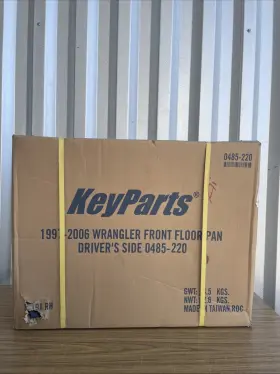 0485-220 Keyparts Front Floor Pan Driver Side Jeep Tj Wrangler 97-06 Nib