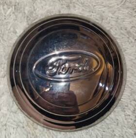 Kns Ka-8013 One 32-33 Ford Logo Stainless Hub Cap Passenger Car Pickup Truck Licensed New