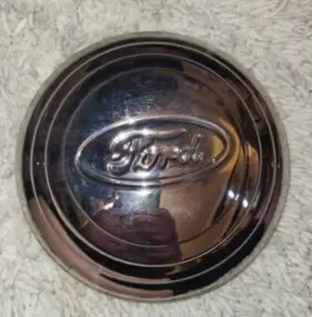 Ka-8013 Kns One 32-33 Ford Logo Stainless Hub Cap Passenger Car Pickup Truck Licensed New