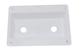 9123035w Lasalle Bristol White Faucet Bezel