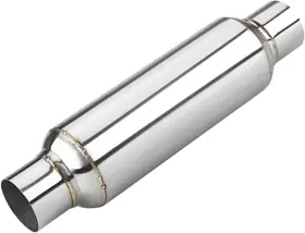 254016 Lcgp 2.5 Inch Inlet And Outlet 16 Overall Length Silver