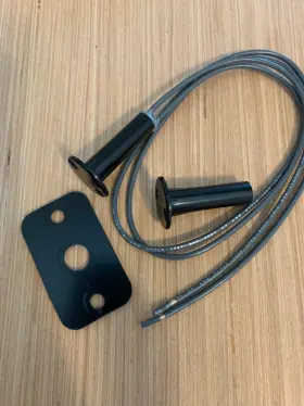 905327000 Lippert Components 375385 Kwikee Black Magnetic Small Round Door Switch -