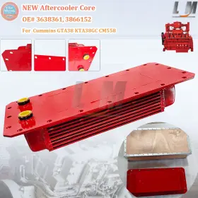 3866152 Luftmeister-aus 3638361 For Cummins Gta38 Kta38gc Cm558 New Aftercooler Core Oil Cooler