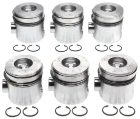 2243520wr020 Mahle Piston Set With Rings 1994-1998 Dodge Fits Cummins Diesel